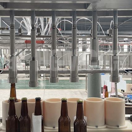 6 heads beer filling machine
