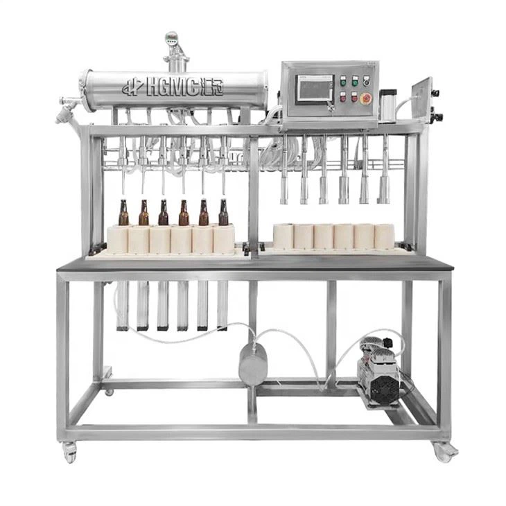 6 Heads Beer Filling System Bottling Machine